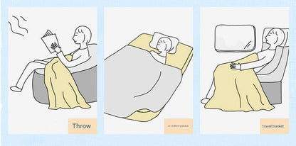 Ultra-Soft Kids Plush Fleece Blanket - Cozy Cartoon Animal Throw for All Seasons (Fawn) - Mekamart Australia