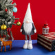 Retractable Leg Christmas Gnome Plush - Adjustable Standing Holiday Decoration(white) - Mekamart Australia