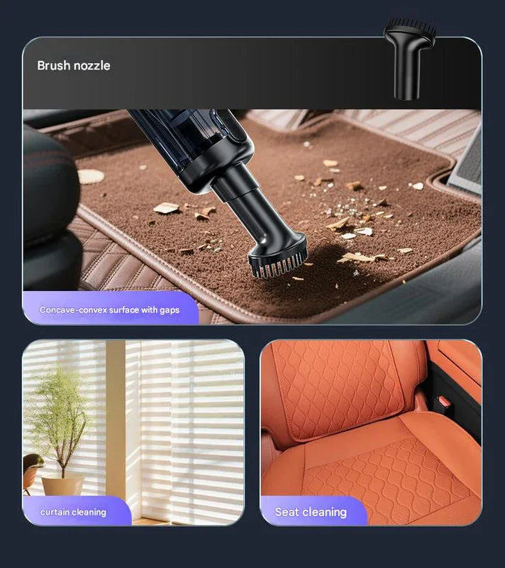 Multi-Function Cordless Handheld Vacuum Cleaner & Blower - Powerful Brushless Motor with Digital Display(Black and gray) - Mekamart Australia