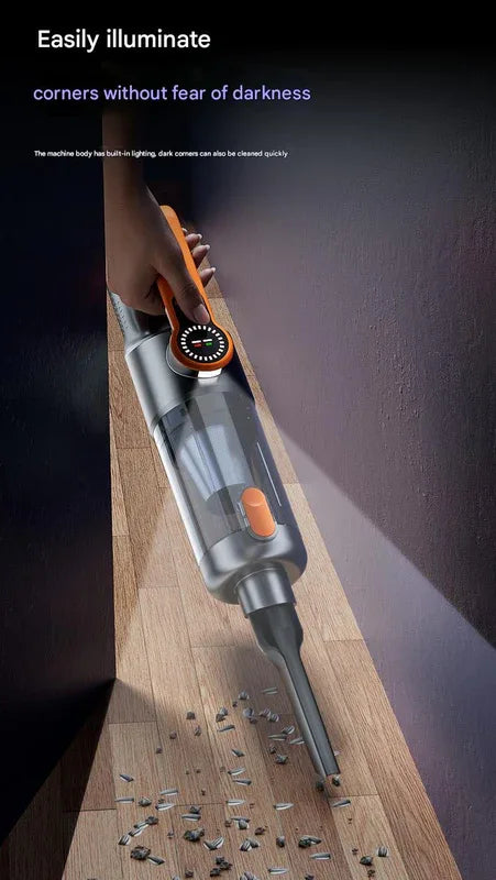 Multi-Function Cordless Handheld Vacuum Cleaner & Blower - Powerful Brushless Motor with Digital Display(Black and gray) - Mekamart Australia