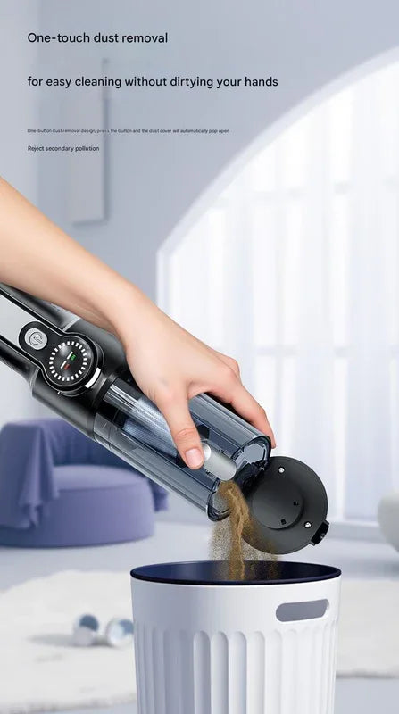 Multi-Function Cordless Handheld Vacuum Cleaner & Blower - Powerful Brushless Motor with Digital Display(Gray Orange) - Mekamart Australia