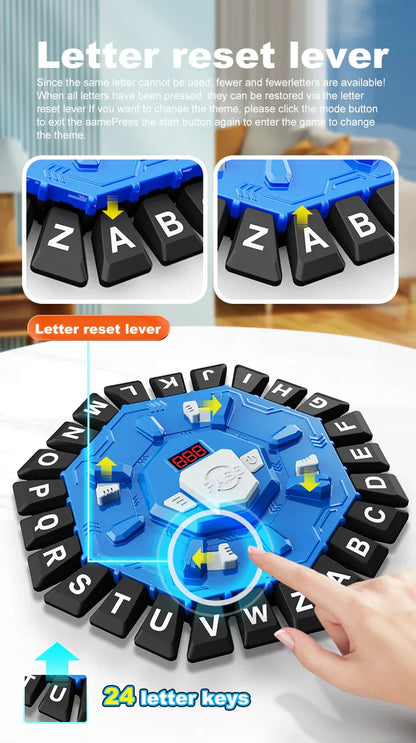 2pc Electronic Alphabet Categories Game - Fast-Paced Word Challenge for Family Fun(blue) - Mekamart Australia