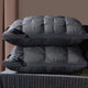 Dark Grey Luxury Adjustable Bed Pillow Set (2-Pack) - Hotel Quality Down Alternative for Ultimate Neck Support & Comfort - Mekamart Australia