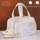 Beige Waterproof Wet Dry Separation Travel Bag - Gym, Beach, Swim, Sports Tote with Shoe Compartment(Filming props are not included) - Mekamart Australia
