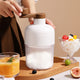 Manual Ice Shaver Machine Portable Hand-Crank Snow Cone Maker for Home Use with 2 Ice Cube Molds - Mekamart Australia