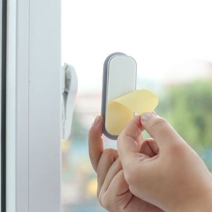 White 10-Pack No-Drill Window Handle Cabinet Pulls - Adhesive Mounting for Easy Installation