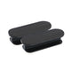 Black 10-Pack No-Drill Window Handle Cabinet Pulls - Adhesive Mounting for Easy Installation