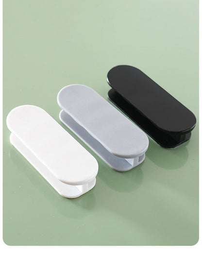 Black 10-Pack No-Drill Window Handle Cabinet Pulls - Adhesive Mounting for Easy Installation