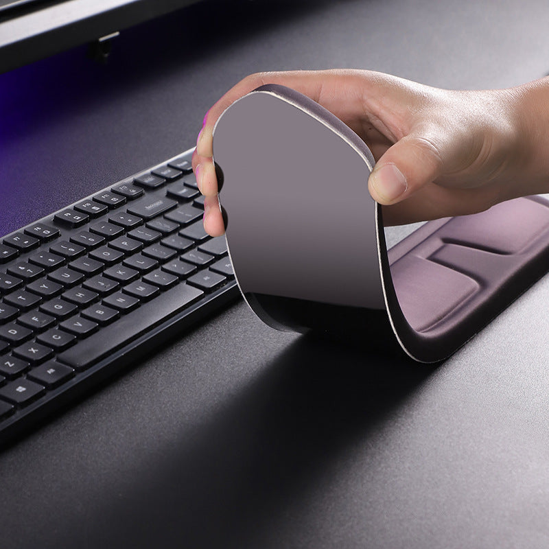 Purple Comfortable Memory Foam Wrist Rest Set – Ergonomic Mouse Pad & Keyboard Hand Support for Office and Home Use