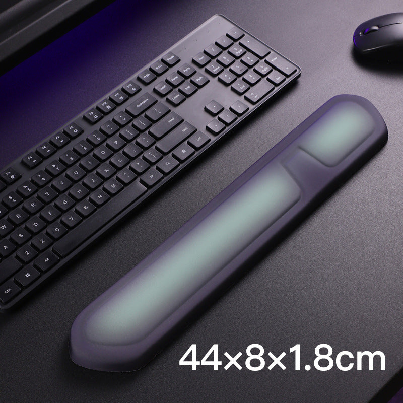 Purple and Green Comfortable Memory Foam Wrist Rest Set – Ergonomic Mouse Pad & Keyboard Hand Support for Office and Home Use