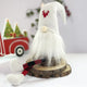 2-Pack Christmas Gnome Decorations - Red & White Long Leg Faceless Santa Elf Plush Ornaments - Mekamart Australia