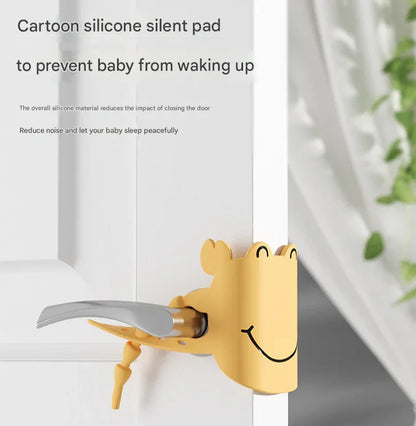 Grey (6-Pack) Cute Crab Door Slam Stopper Set- Silicone Anti-Pinch & Quiet Latch Guard - Mekamart Australia