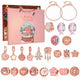 Christmas Advent Calendar DIY Charm Bracelet Kit Rose Gold Jewellery Making Blind Box Gift Set for Girls and Teens - Mekamart Australia
