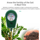 3-in-1 Mechanical Pointer Soil Meter - No Batteries Required, Measures Fertility, Moisture, and pH for Gardening - Mekamart Australia