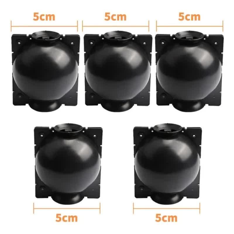 5-Pack Transparent Reusable Plant Air Layering Propagation Pod (Diameter: 5cm) - Anti-Waterlogging Grafting Root Ball Rooting Device for Flower & Fruit Trees - Mekamart Australia