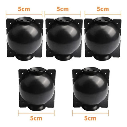 5-Pack Transparent Reusable Plant Air Layering Propagation Pod (Diameter: 5cm) - Anti-Waterlogging Grafting Root Ball Rooting Device for Flower & Fruit Trees - Mekamart Australia