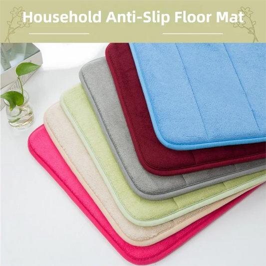 Dark Brown Ultra-Absorbent Non-Slip Thickened Bath Mat(1.8x45x70CM) - Luxurious Durable Soft Floor Rug with Rubber Backing, Hand & Machine Washable Doormat for Bathroom & Entry - Mekamart Australia