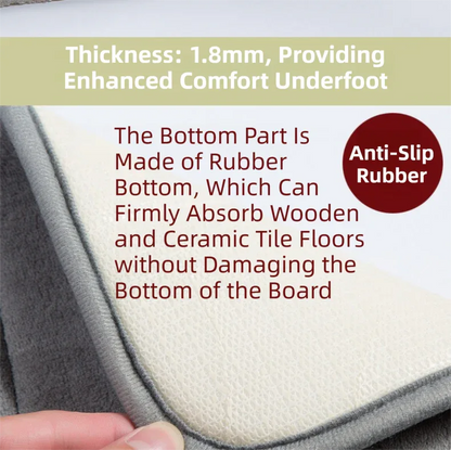 Pink Ultra-Absorbent Non-Slip Thickened Bath Mat(1.8x40x120CM) - Luxurious Durable Soft Floor Rug with Rubber Backing, Hand & Machine Washable Doormat for Bathroom & Entry - Mekamart Australia