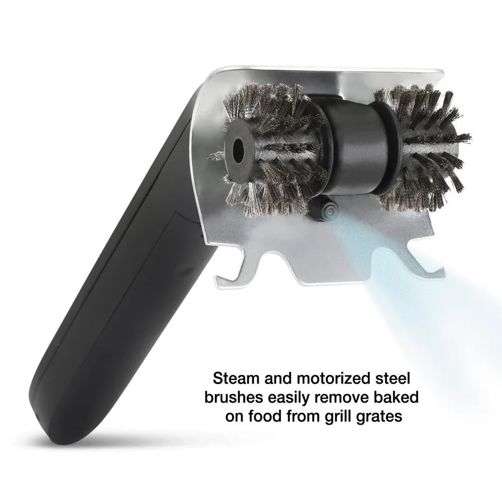 Powerful Electric Steam Grill Brush with Built-in Scraper - Deep Clean for All BBQ Grates - Mekamart Australia
