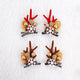 Snowflake Summary Festive Christmas Hair Clips for Girls & Women - Fabric & Metal Design - Mekamart Australia