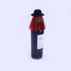 5-PCS Red Halloween Party Wine Bottle Hats - Spooky Creative Bottle Decorations, Approx. 8x12cm - Mekamart Australia