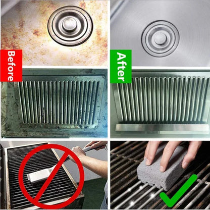 5 Pack Grill Cleaning Brick Pumice Stone BBQ Cleaner Block Heavy Duty Grease Remover for Griddle Stove and Kitchen Sink - Mekamart Australia