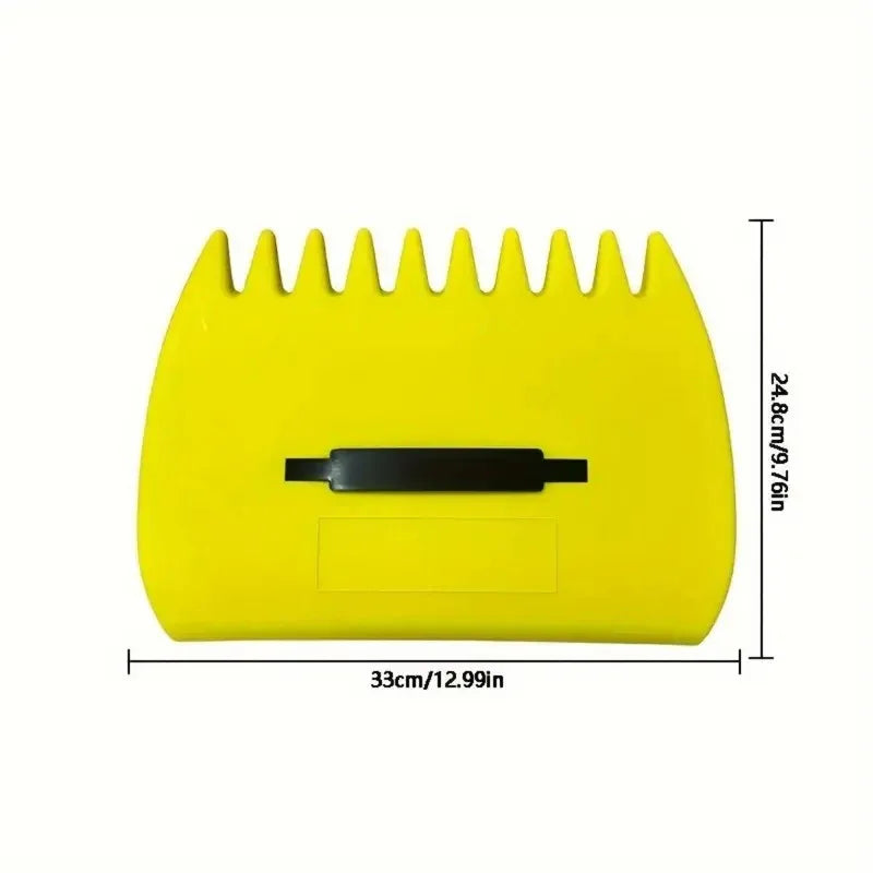 Pair of Horticultural Leaf Rake Hand Tools Set Large Plastic Claw Grabber Ideal for Collecting Yard Debris, Grass Clippings, and Scraps Army green - Mekamart Australia