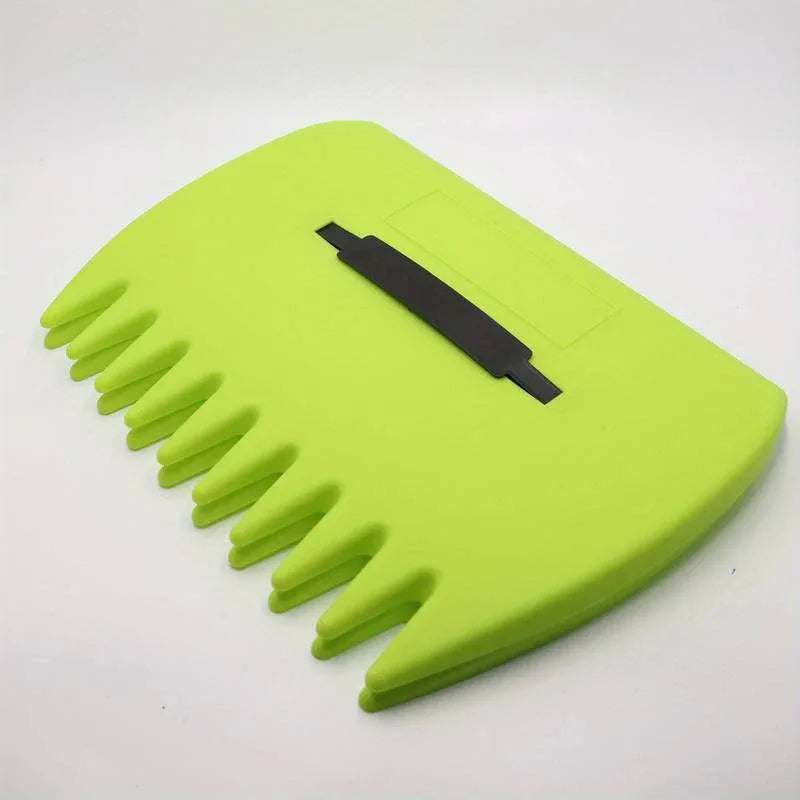 Pair of Horticultural Leaf Rake Hand Tools Set Large Plastic Claw Grabber Ideal for Collecting Yard Debris, Grass Clippings, and Scraps Light green - Mekamart Australia