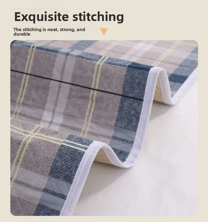 Washable Incontinence Bed Pad 180x200cm Reusable Waterproof Mattress Protector with Non-Slip Backing 4-Layer Absorbent Underpad for Elderly and Adults Dark Brown - Mekamart Australia