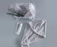 Soft Microfibre Hair Drying Towel Wrap - Super Absorbent Coral Fleece Turban with Secure Button - Quick Dry Bath Head Cap for Wet Hair & Spa - Light gray - Mekamart Australia