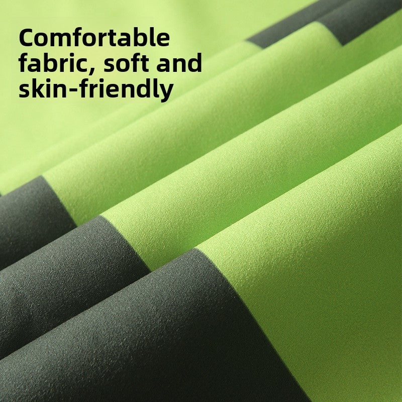 Sand Free Microfibre Beach Towel - "Hello Summer" Pool Print Quick Dry Travel Towel 80x160cm - Lightweight Absorbent for Beach, Swimming & Camping