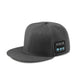 Dark Grey Bluetooth 5.4 Music Adjustable Sun Hat - Wireless Audio Speaker Cotton Cap for Sports, Golf, and Outdoor Activities