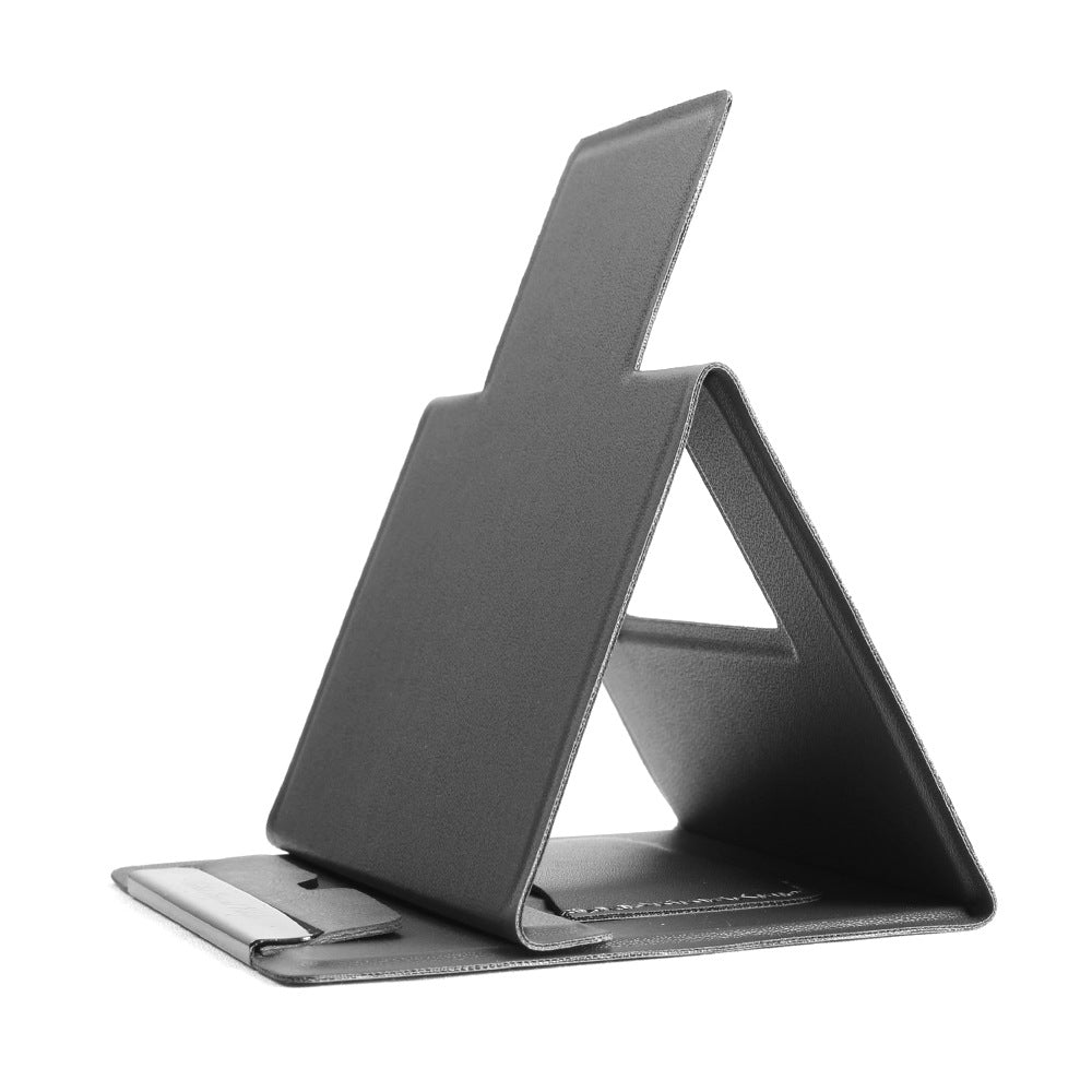 2-PCS Blue Portable Foldable Phone Stand with Card Holder – Compact Desktop Mobile Phone Holder for Home, Office, and Travel Use