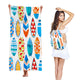 2-in-1 Integrated Quick-Dry Beach Towel Backpack(Style 5) - Foldable Microfiber Sand-Free Towel (Unfolded 75*150cm / Folded40*45cm)