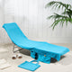 2-in-1 Blue Microfiber Sun Lounger Towel & Portable Tote Bag - Sand-Free & Quick Dry Beach Chair Cover with Side Pockets (75x211cm)
