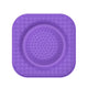 S Purple 2-Pack Premium Silicone Pet Lick Mat - Slow Feeder for Dogs and Cats with Powerful Suction Base - Anxiety Relief and Boredom Buster for Grooming and Bathing