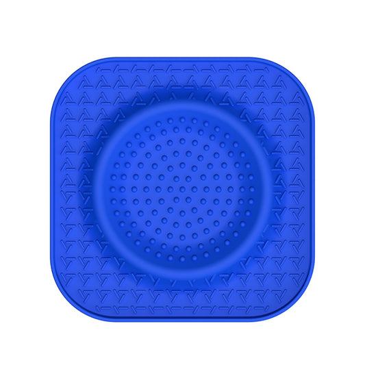 L Blue 2-Pack Premium Silicone Pet Lick Mat - Slow Feeder for Dogs and Cats with Powerful Suction Base - Anxiety Relief and Boredom Buster for Grooming and Bathing