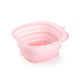 Pink Collapsible Silicone Face Ice Basin | Portable Cold Therapy and Beauty Tool | Multi-Use Facial Spa