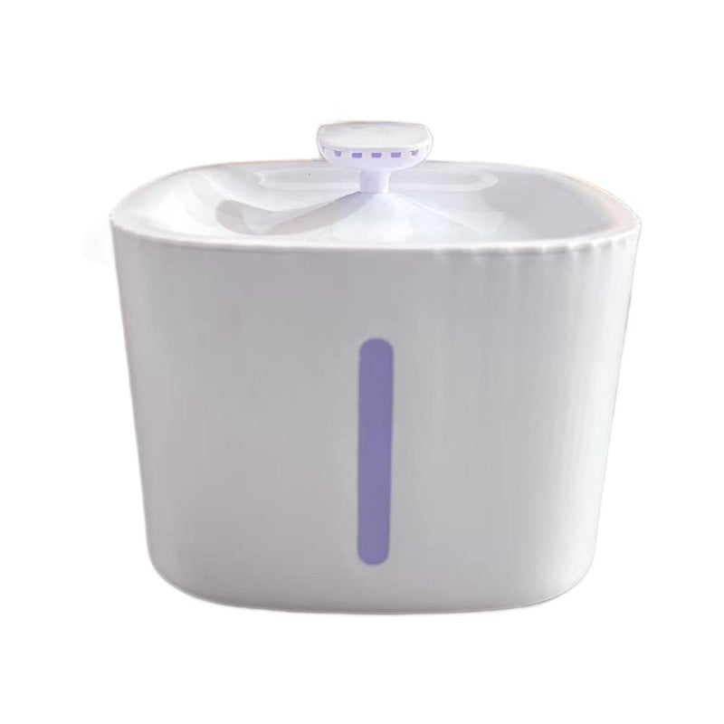 White New Pet Water Fountain – 3L Automatic Circulating Water Dispenser, Quiet Operation, Non-Wet Mouth Design for Cats and Dogs