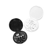 2-Pack Black and white 60W Fast Charging Cable Kit with Storage Box - 5-in-1 Multi-Interface Data Cable Set with Phone Stand & SIM Ejector Tool - Universal Compatibility for iPhone, Android, and Type-C Devices - Portable Travel Gadget Organizer