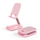 Pink Adjustable Desktop Phone Stand Telescopic Foldable Portable Tablet Holder for Home Office and Streaming Ergonomic Solution for Local Professionals