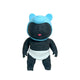 Black 26CM Large Squeeze Ugly Doll Stress Relief Toy Slow Rebound TPR Sand-Filled Squishy Figure for Local Home Pretend Play and Anxiety Reduction(Blue cap and white trousers)