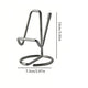 2-Pack Black Universal Aluminum Phone Stand - Minimalist One-Piece Metal Tablet Holder - Durable Integrated Fixed Angle Desktop Bracket, Sleek Industrial Design for Home Office and Bedroom