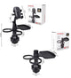 2-Pack (2-in-1 Standard Version & 3-in-1 Pro Phone Mount Version) Car Rotating Dinner Tray & Double Cup Holder with Secure Phone Mount - Car Cup Slot Swivel Expander and Snacks & Drinks Organizer