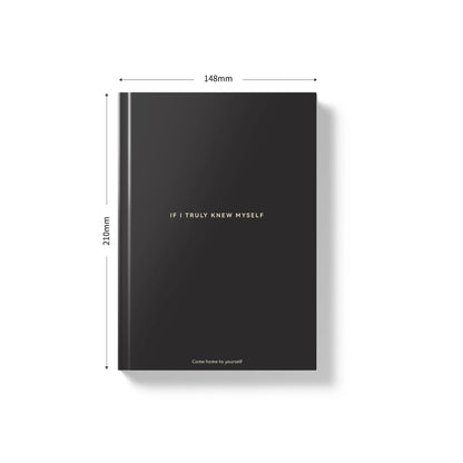 Green If I Truly Knew Myself Guided Self-Discovery Journal - Hardcover Deep Self-Reflective Diary Mindfulness & Personal Growth Planner