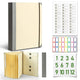 In Case I Go Missing Khaki High-Capacity Emergency Information Binder - Heavy Duty Expanding File Organizer and Document Safety Folder