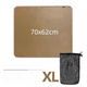 70 x 62 CM XL Size Fireproof Outdoor Mat with Storage Bag - Silicone Coated Heat Resistant, Fire Pit Protector & BBQ Table Heat Shield