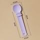 Purple Cat Treat Spoon for Wet Food & Paste - Extra-Long PP Handle, Food-Grade Squeeze Feeder with Anti-Spill Bowl, Easy One-Handed Operation for Cats