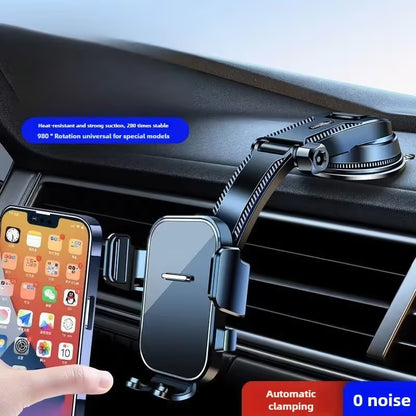 Vacuum Suction Car Phone Mount Adjustable Dashboard Windscreen Holder Universal Smartphone Bracket for Navigation Driving