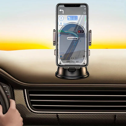 Universal Car Phone Mount Dashboard Windscreen Holder Anti Slip Vacuum Suction Mobile Phone Stand 360 Adjustable Navigation Bracket